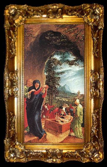 framed  ALTDORFER, Albrecht The Entombment h, ta009-2